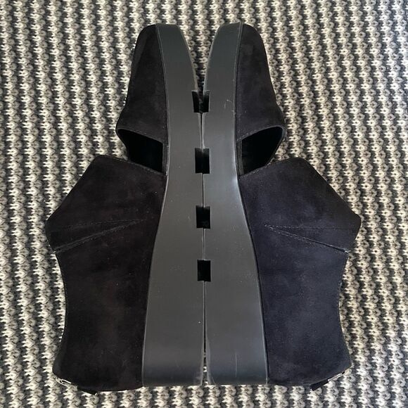 Eileen Fisher Turban black wedge sandal women’s shoe size 9 - Picture 11 of 11